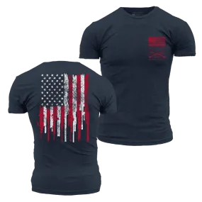 2A Stars and Stripes T-Shirt - Midnight Navy