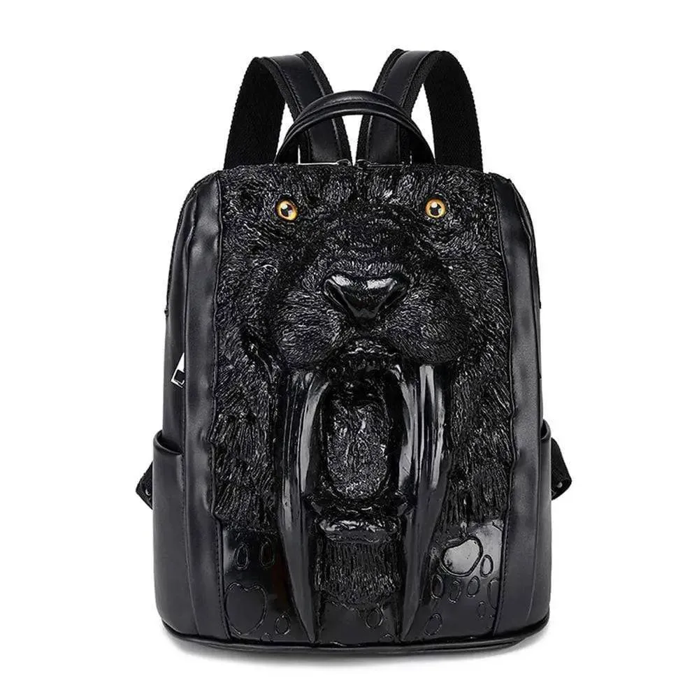 3D Backpack 3D Walrus With Dentures Zombie Vampire Teeth Backpack