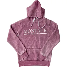 Adult Montauk The End Screen Printed Pullover Hoodie