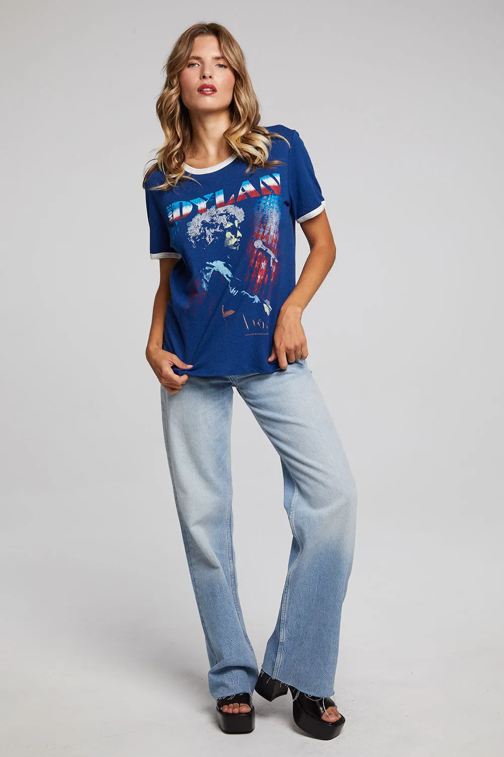 Bob Dylan Stars And Stripes Praiano Tee