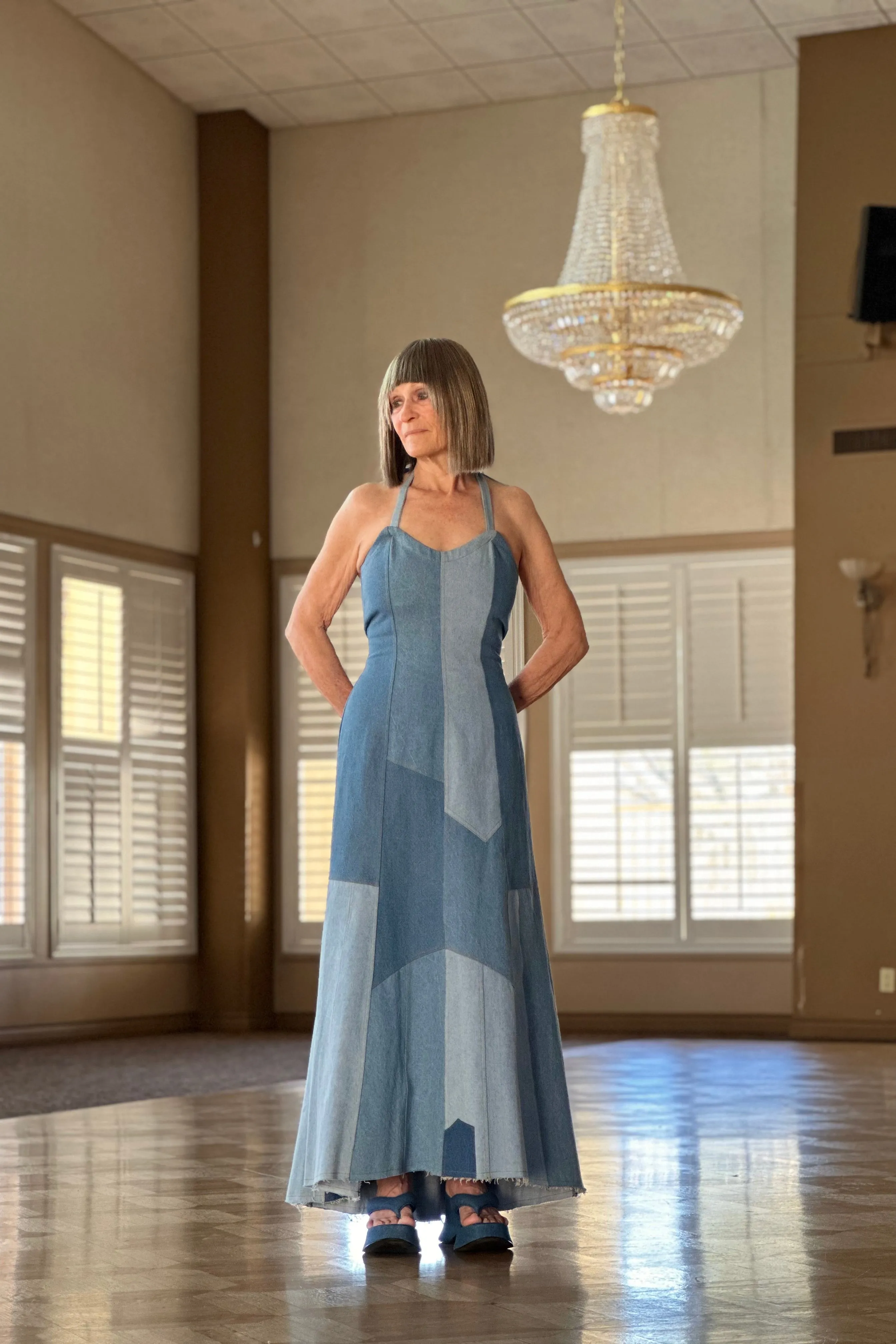 Brit Denim Gown