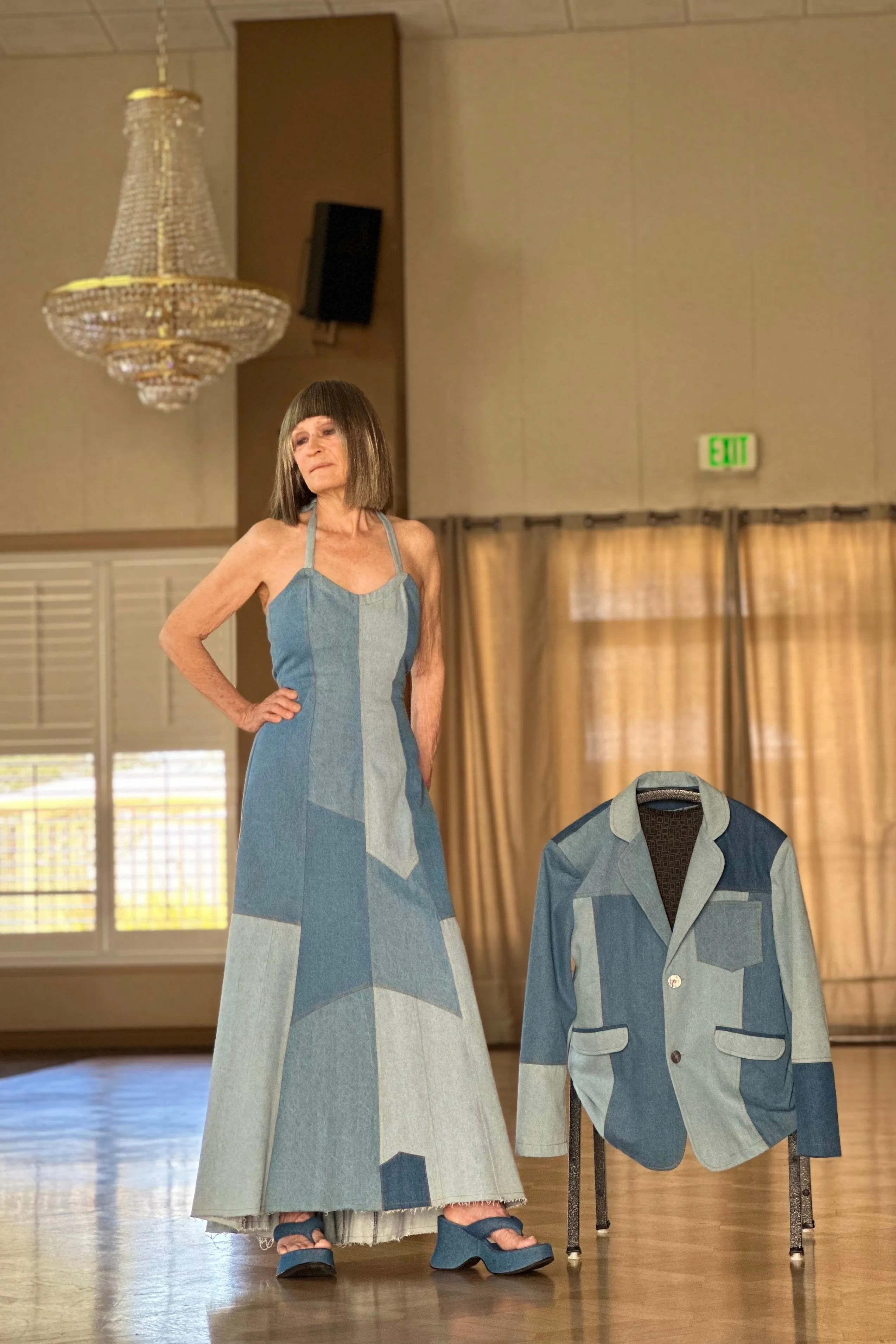 Brit Denim Gown