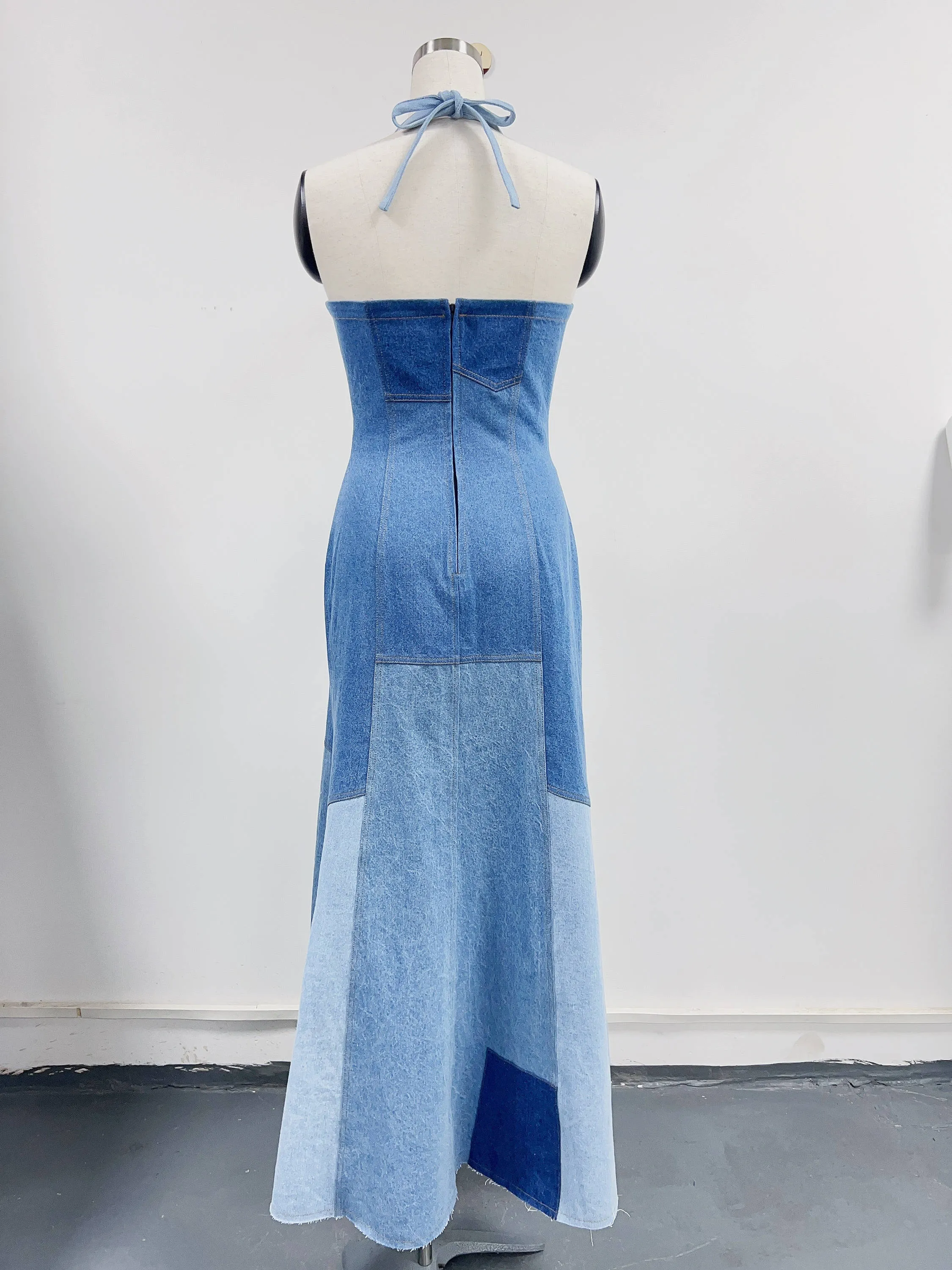 Brit Denim Gown