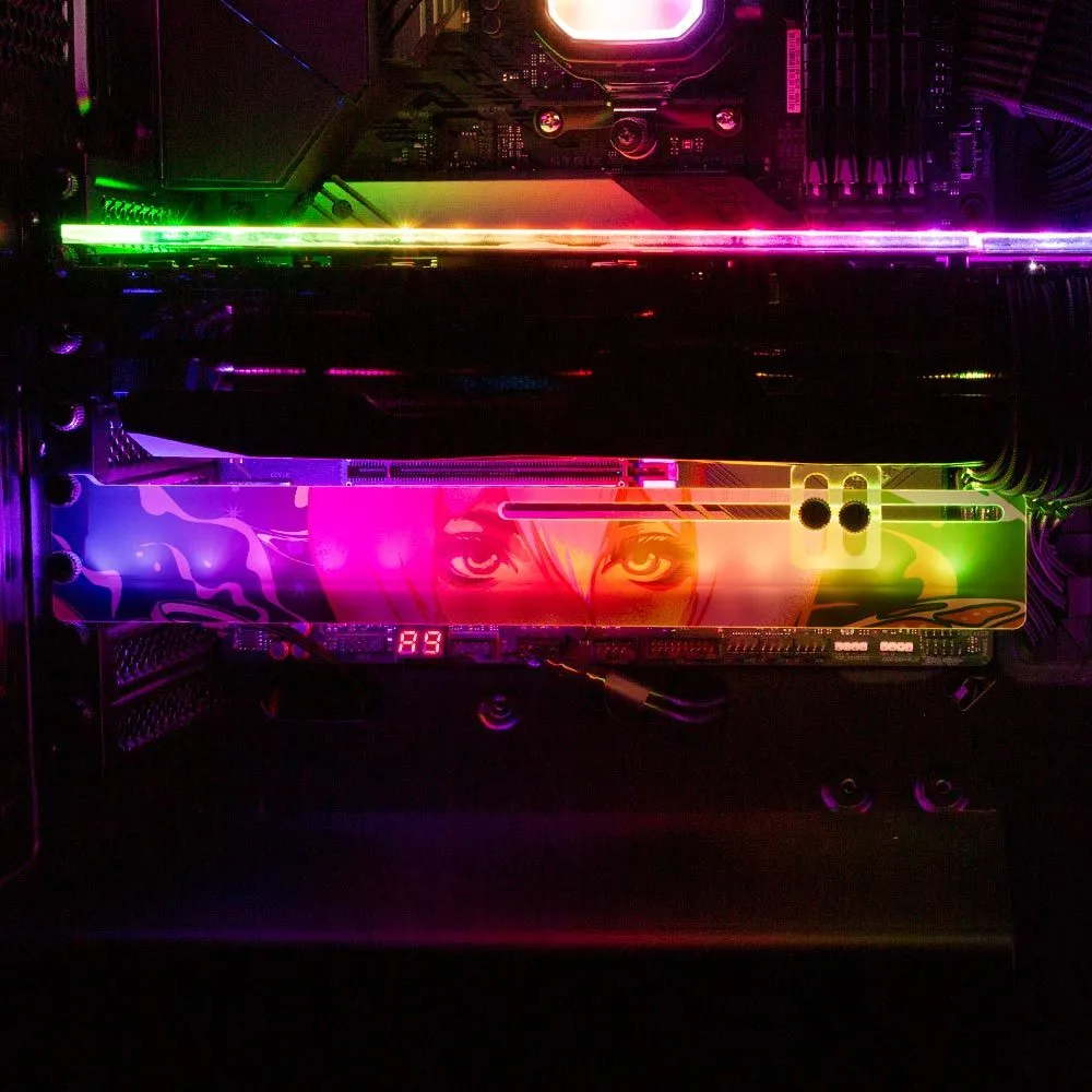 Burger Geisha RGB GPU Support Bracket