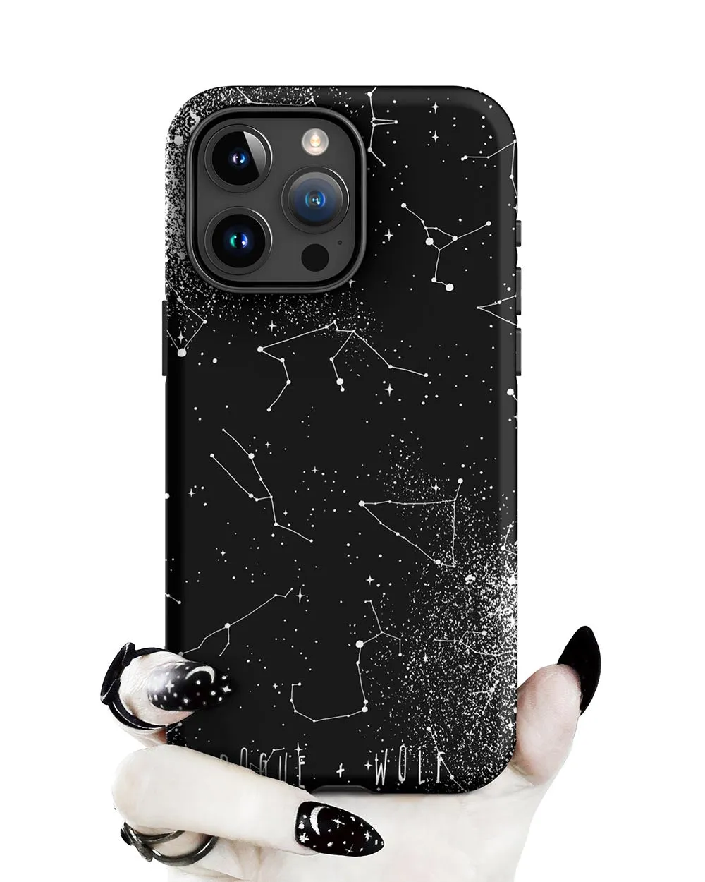 Constellation Tough Phone Case for iPhone - Shockproof Anti-scratch Goth Witchy Phone Cover Gothic Christmas Gifts