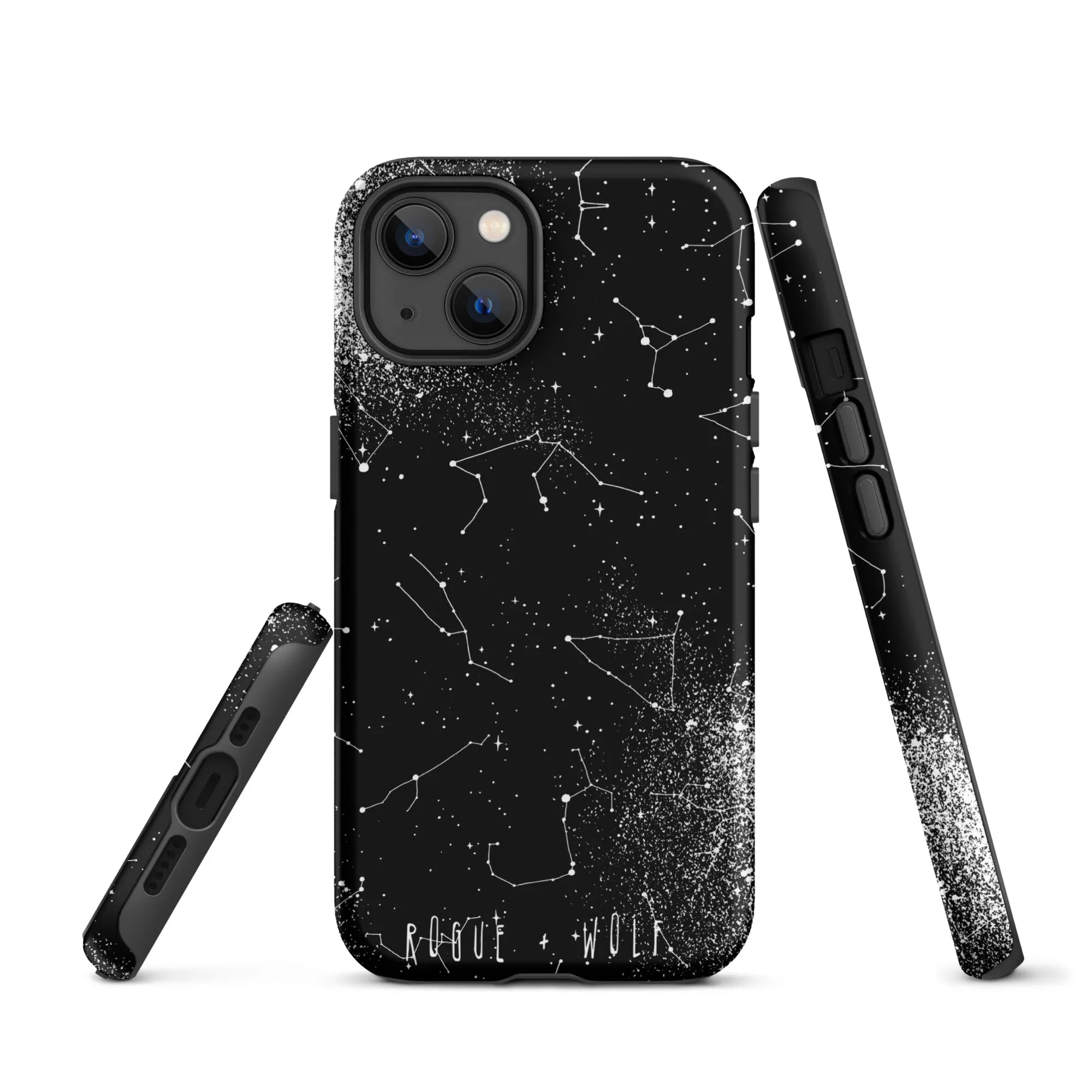 Constellation Tough Phone Case for iPhone - Shockproof Anti-scratch Goth Witchy Phone Cover Gothic Christmas Gifts