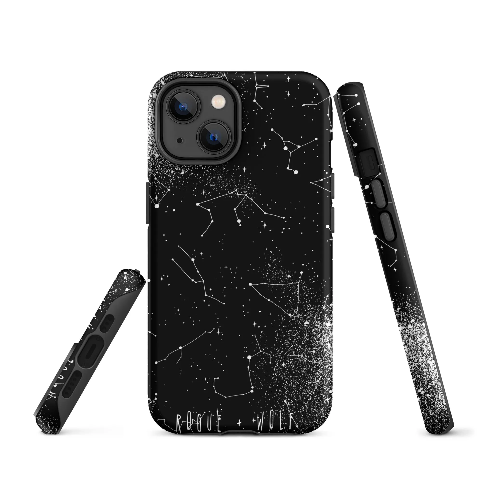 Constellation Tough Phone Case for iPhone - Shockproof Anti-scratch Goth Witchy Phone Cover Gothic Christmas Gifts