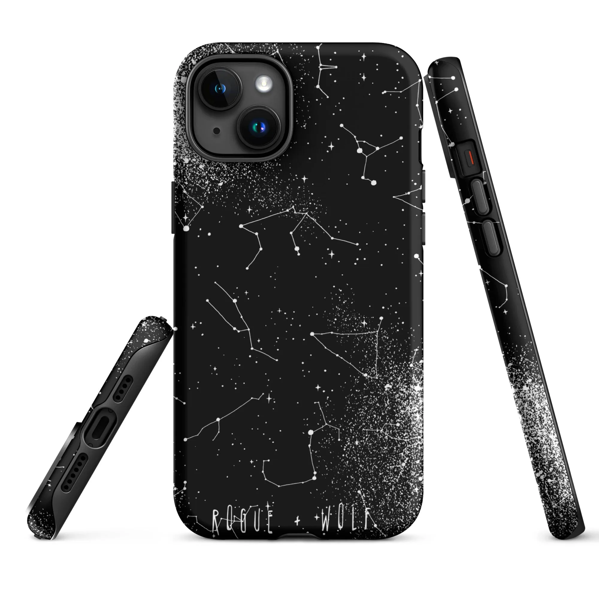 Constellation Tough Phone Case for iPhone - Shockproof Anti-scratch Goth Witchy Phone Cover Gothic Christmas Gifts