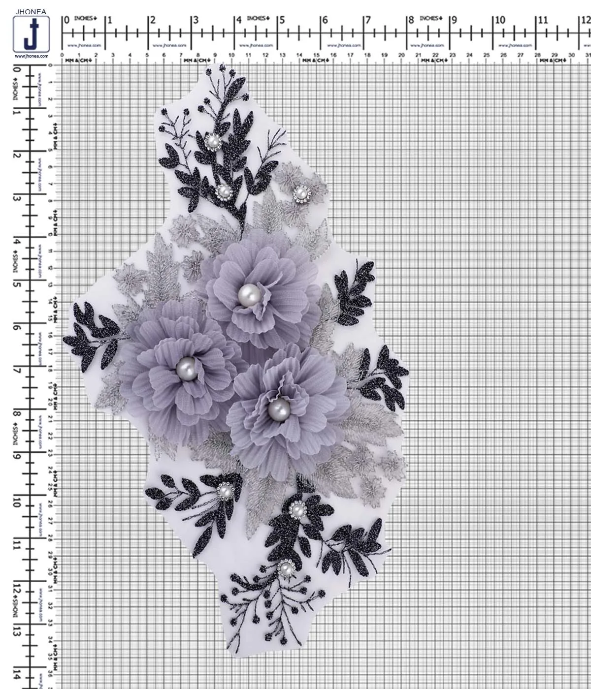 Decorative Floral Patches for Designer Baby Frocks & Bridal Gowns