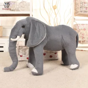 Elephant Ivory Plush Stuffed Toy