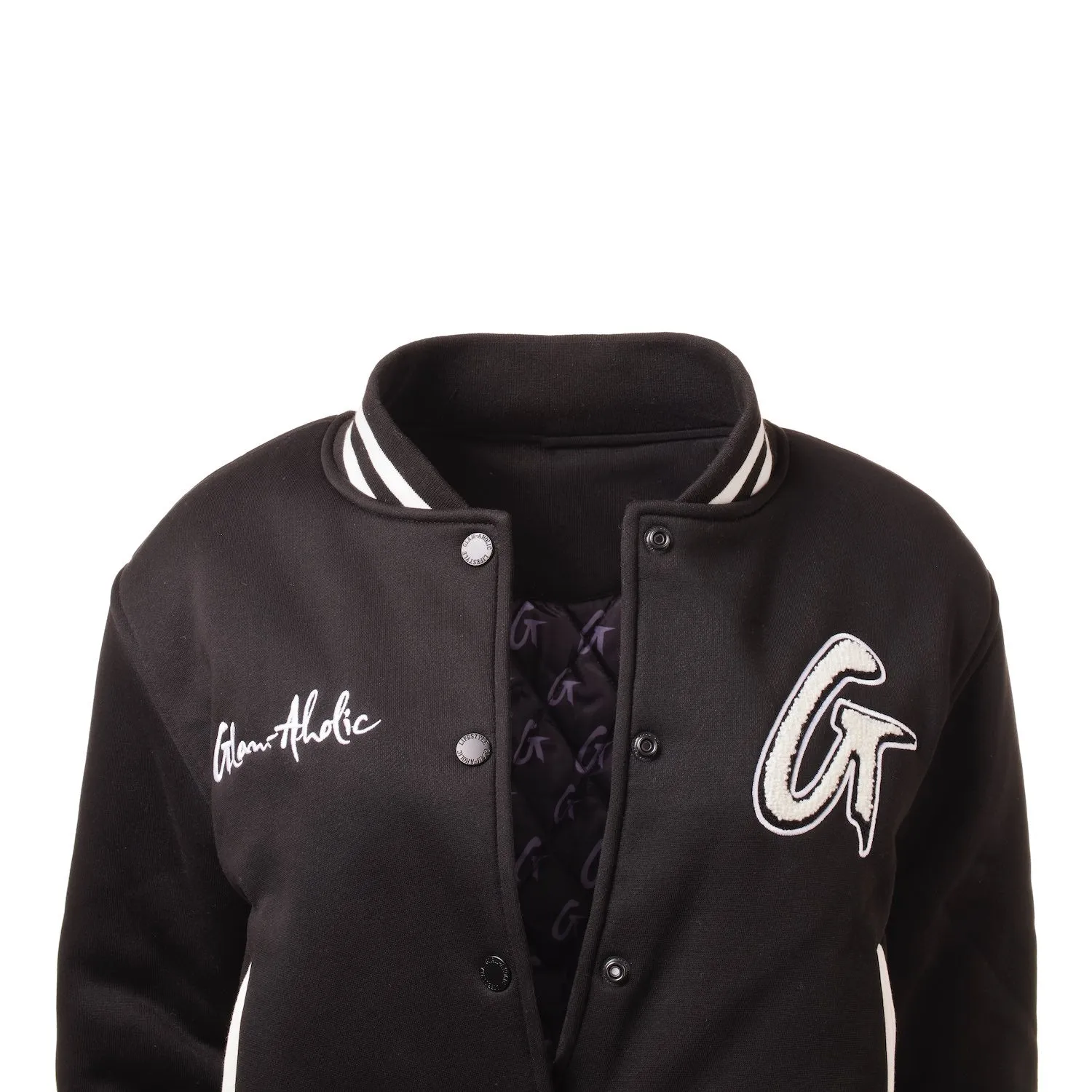 ESSENTIAL VARSITY JACKET BLACK