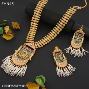 Freemen Handmade antique doli necklace with earring for women - FWC451