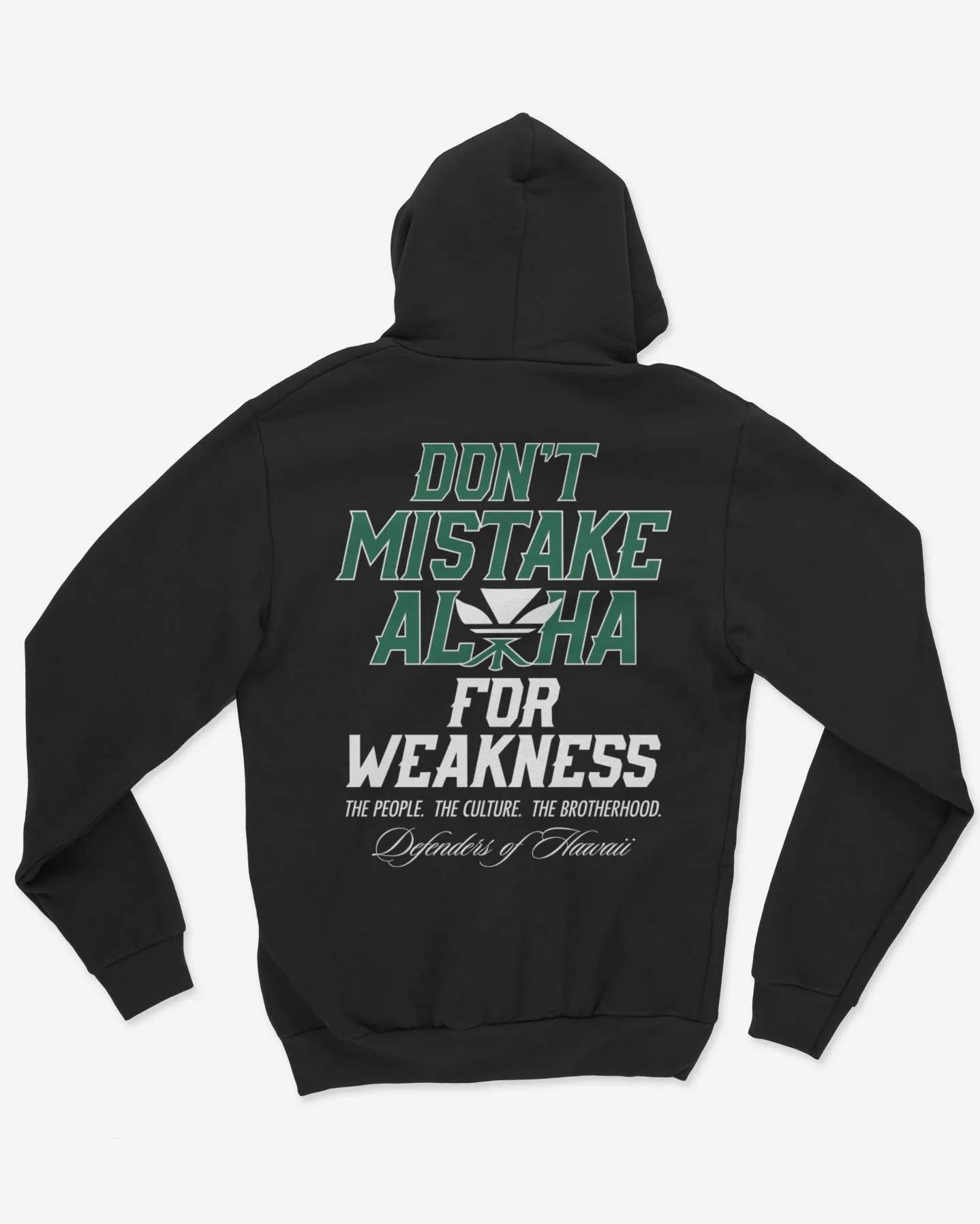 HAWAI'I DEFENDERS '24 Black Pullover Hoodie