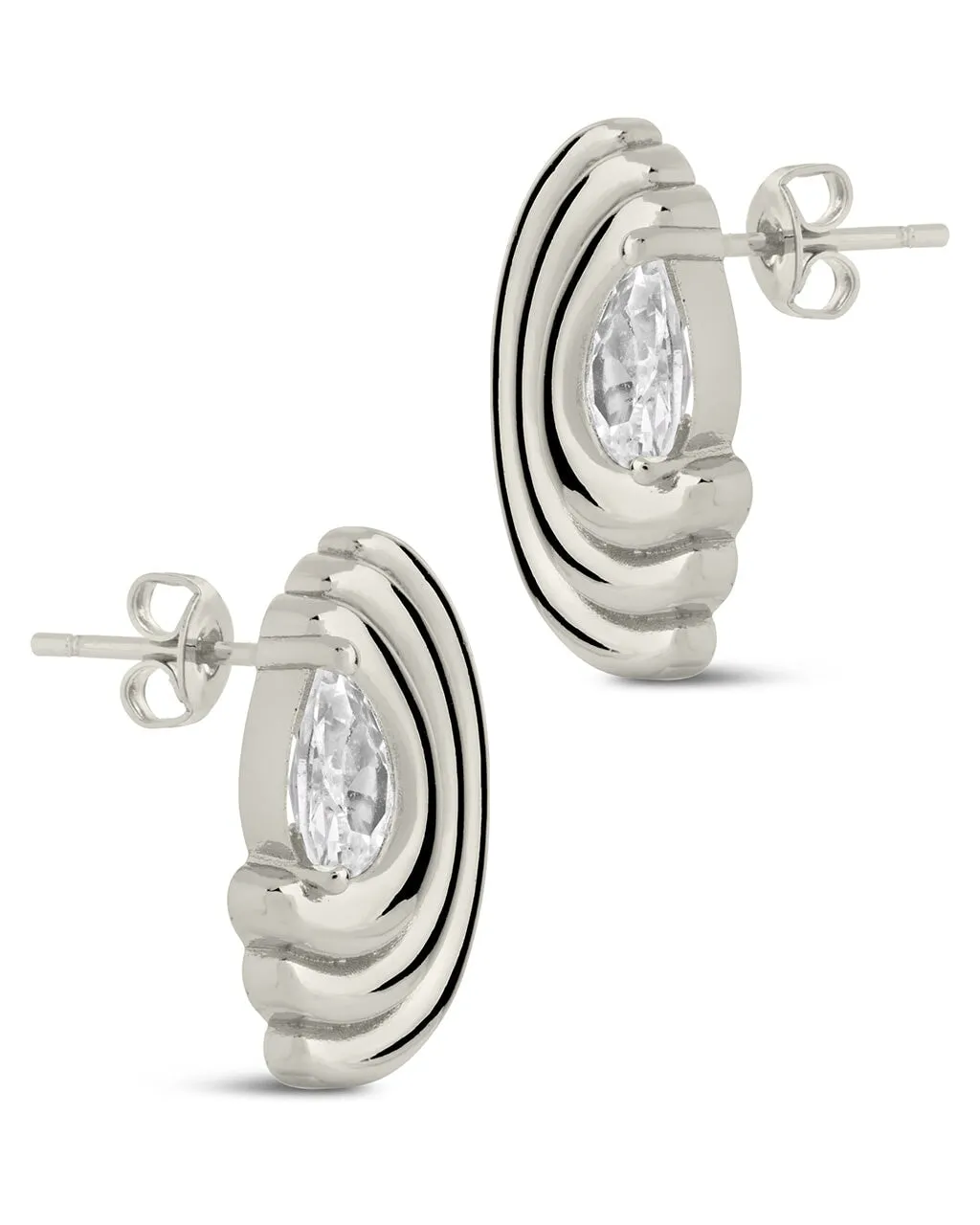 Kouign Amann CZ Stud Earrings