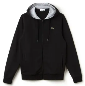 Lacoste Full-Zip Hoodie - BLACK