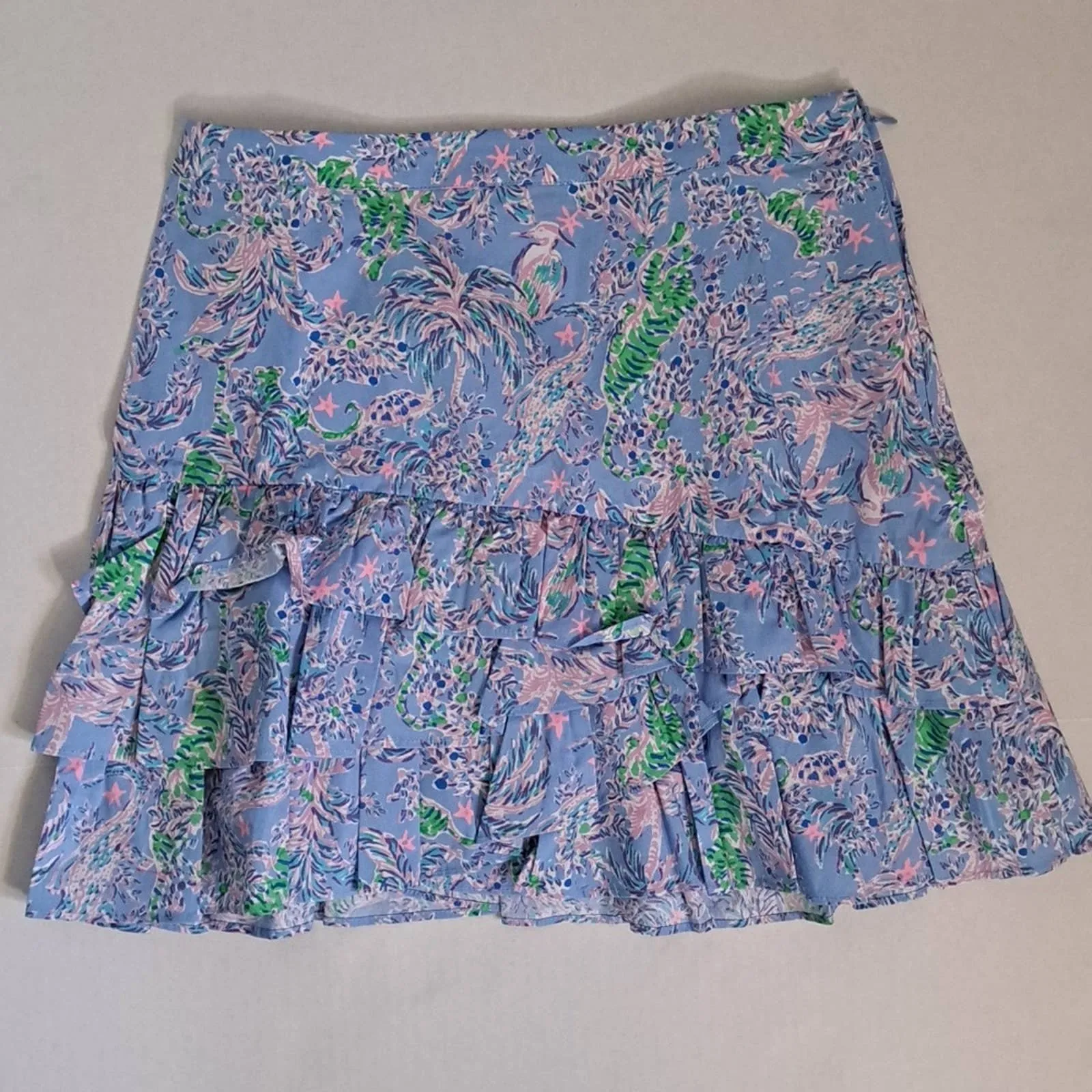 Lilly Pulitzer Rosalie Skirt Set Blue Peri The Turtle Package