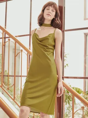 Margaux French Satin Slip Dress