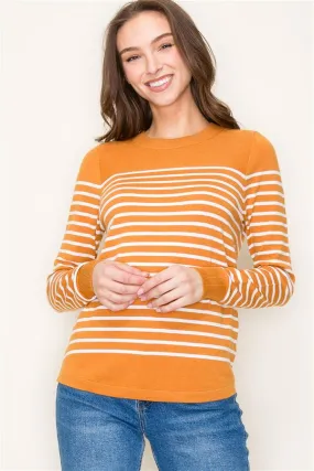 Marigold Striped Pullover