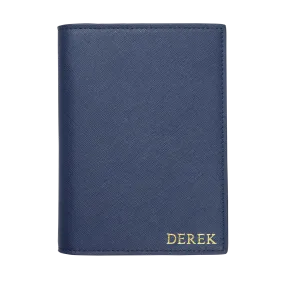 Navy - Saffiano Passport Cover