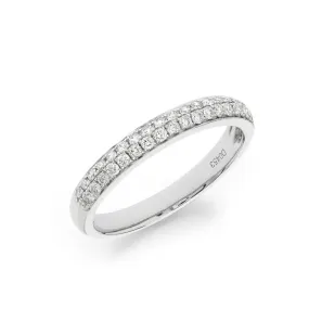 Pavé Half-Eternity Band