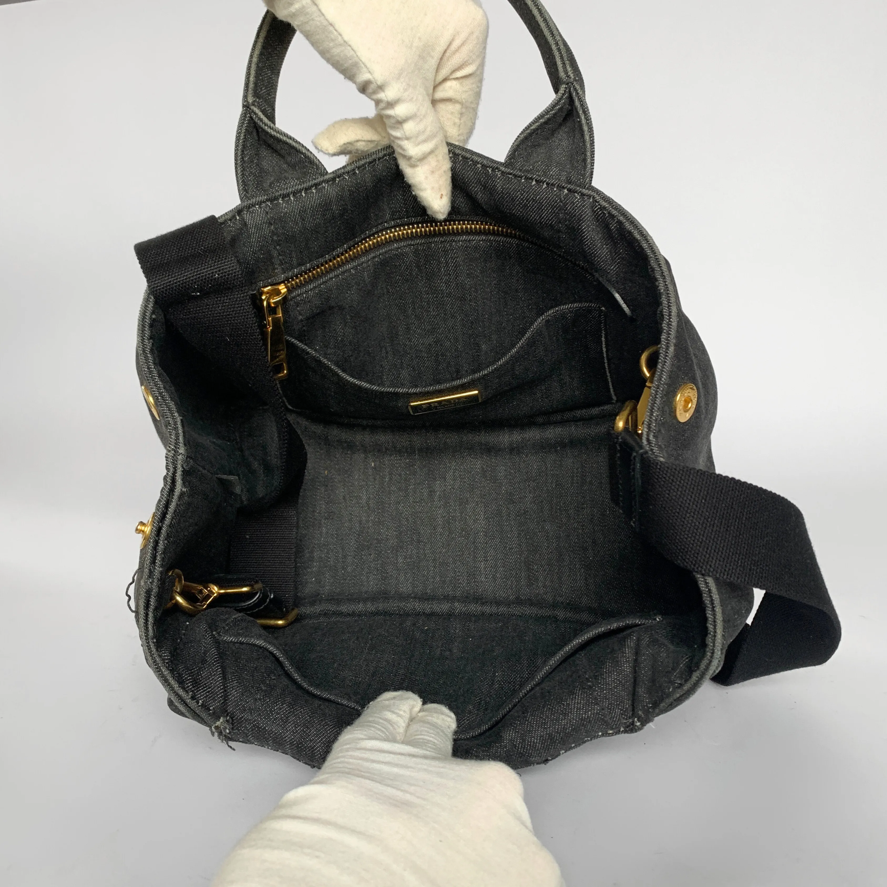 Prada Tote Bag Denim