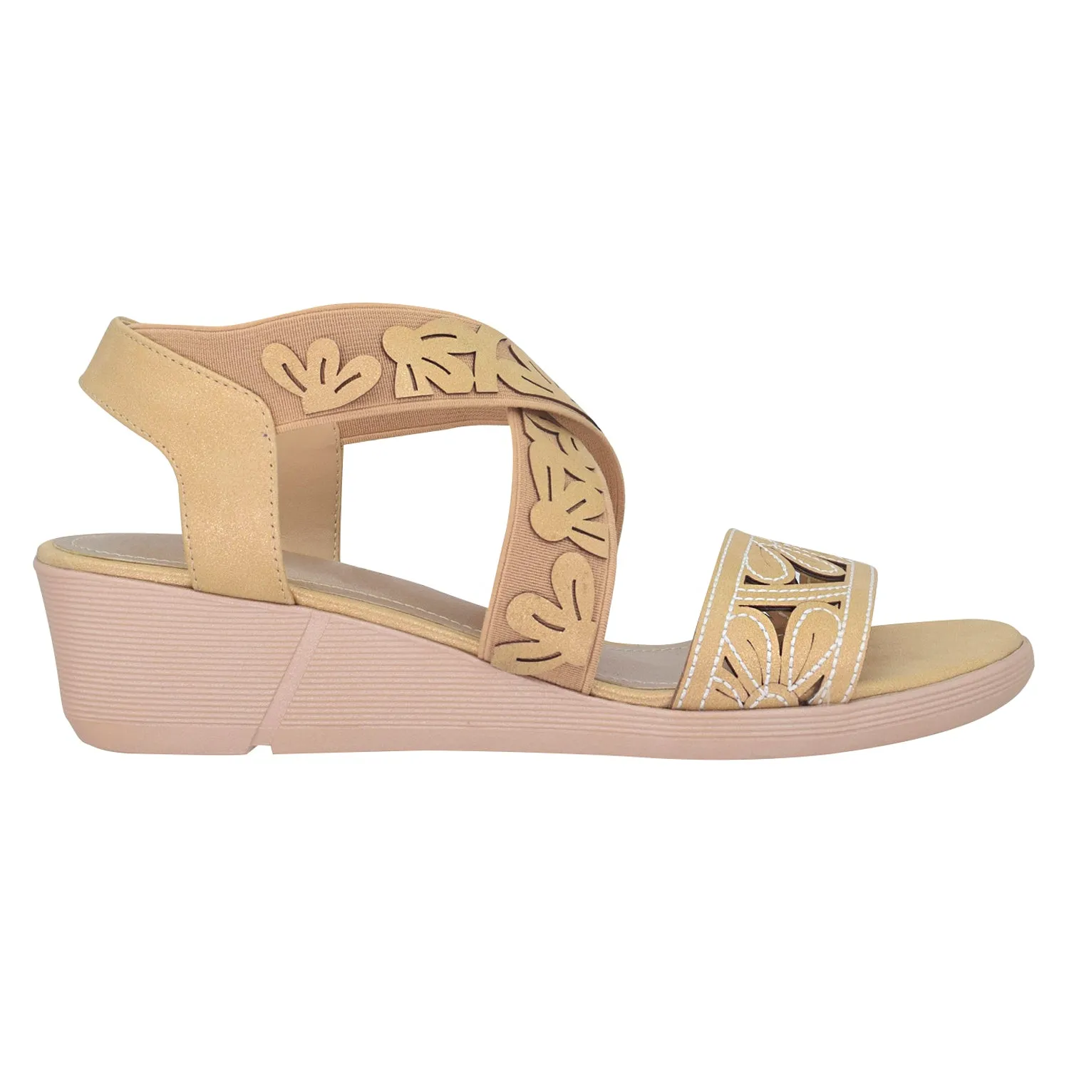 Rainey Laser Stretch Elastic Sandal