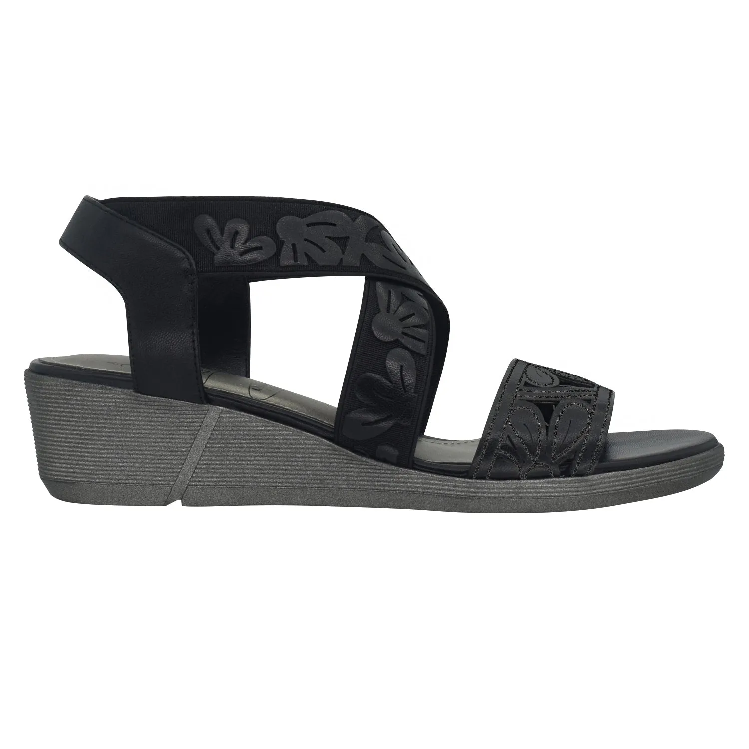 Rainey Laser Stretch Elastic Sandal