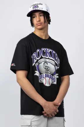 Rockies Vintage Banner Tee | Faded Black