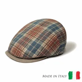 Saint Martin - "Monte Rosso" Silk Flat Cap