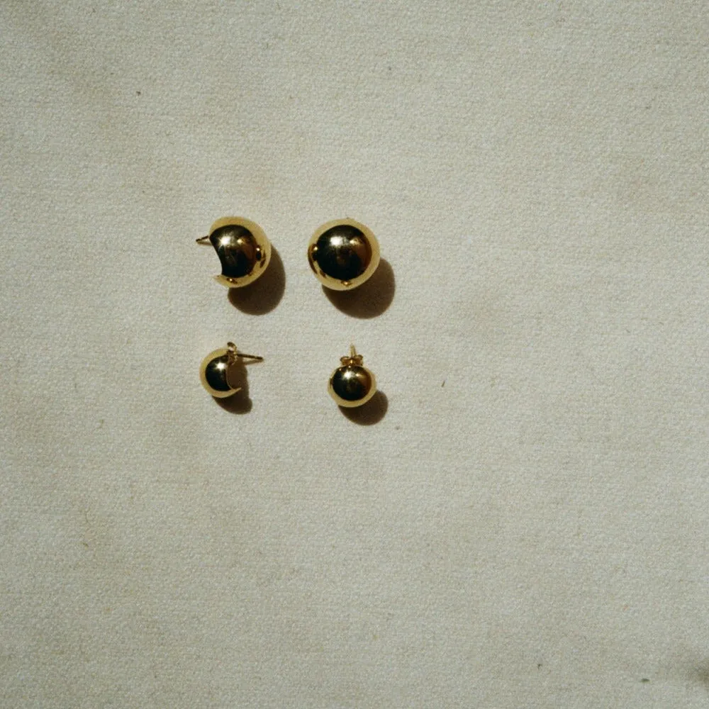 Small Boule Stud Earrings