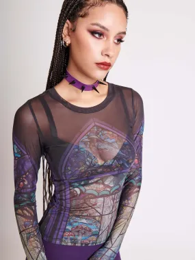 Stained Glass Mesh Top