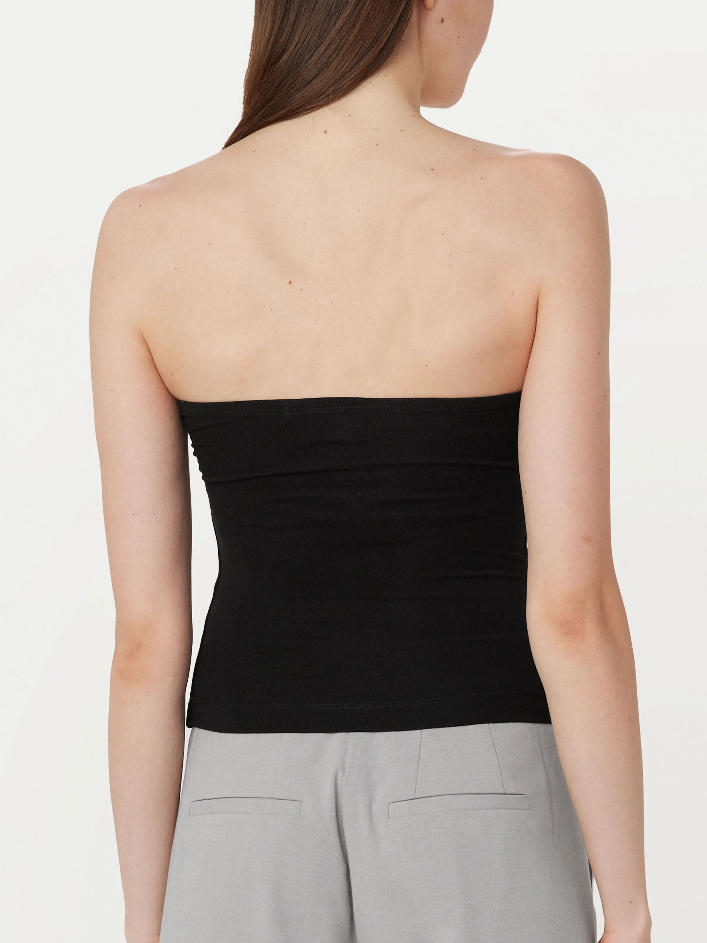 The Fitted Tube Top in Black